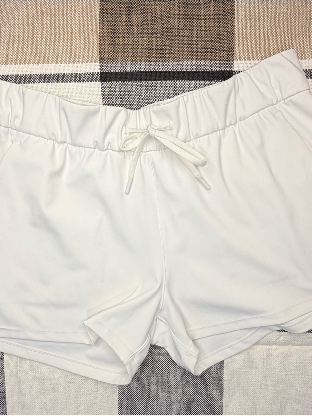 Women's White Club Shorts - Picture 5 of 7